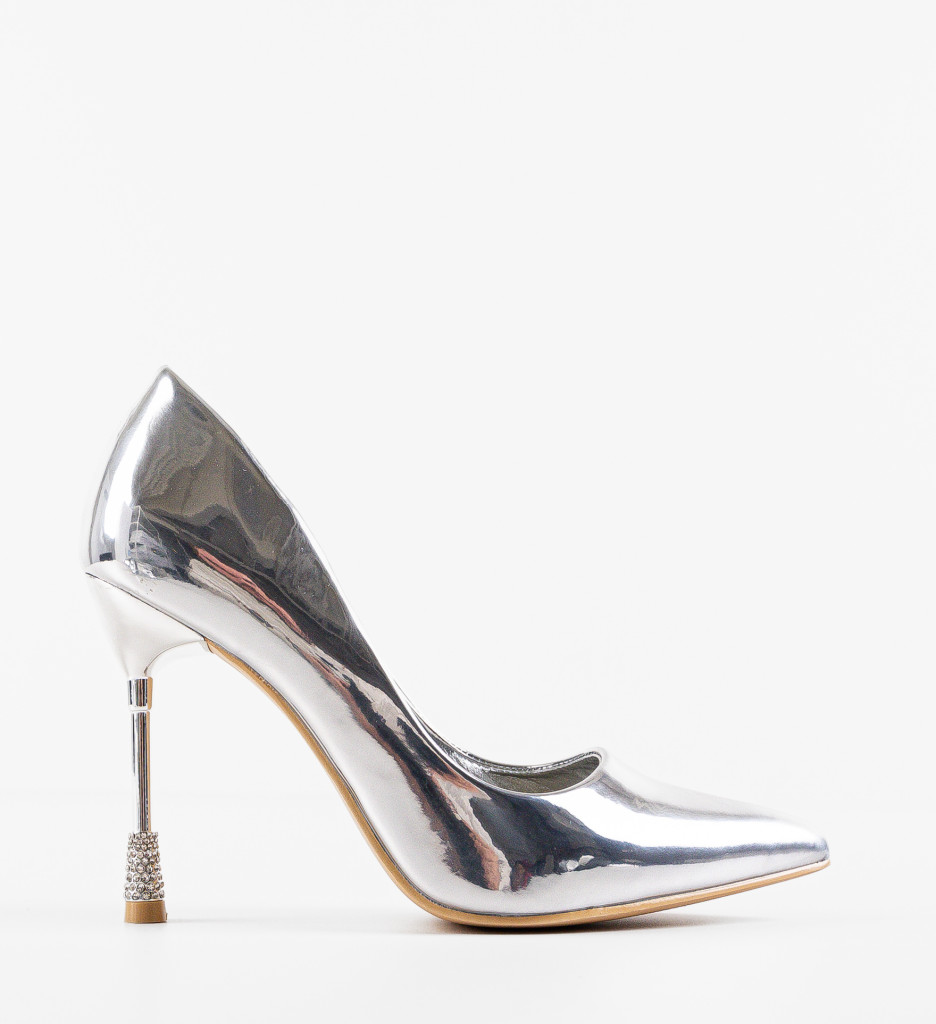 Pantofi Neaksa Argintii - Eleganță și Stil - imagine 4