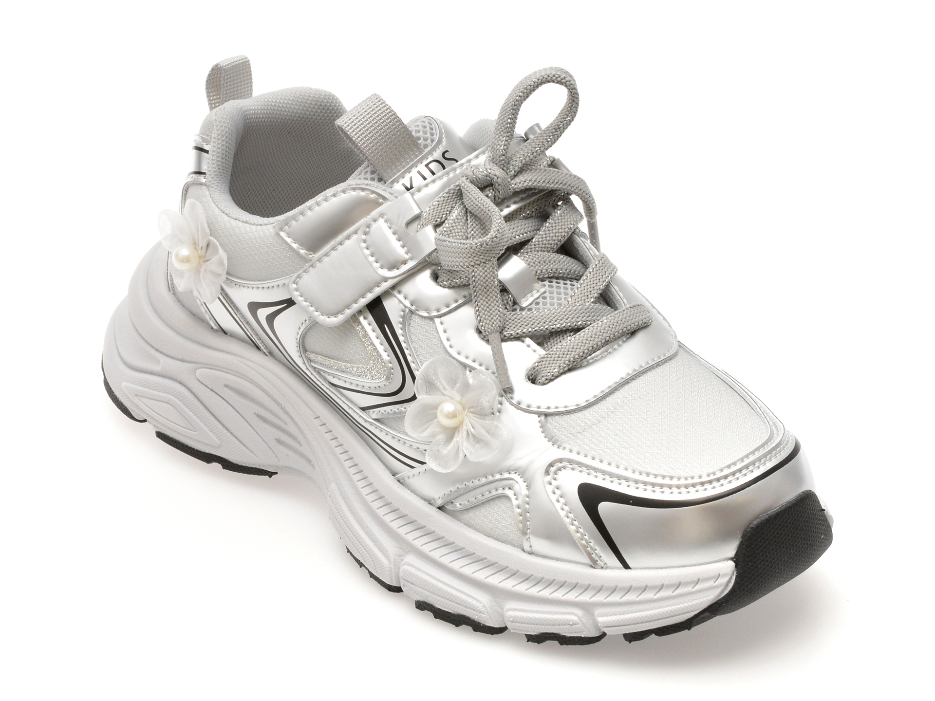 Pantofi SELECTION KIDS argintii - confort si stil