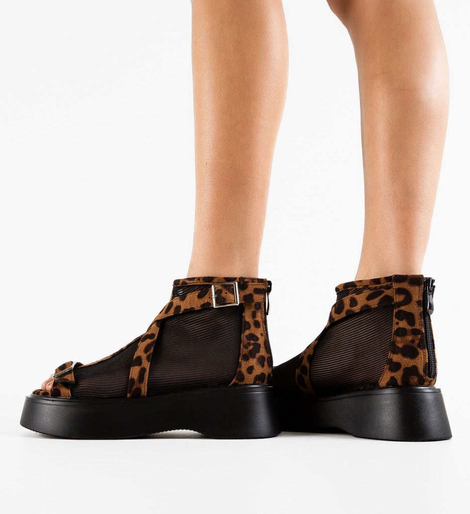 Sandale Dama Tomila Animal Print | Design Unic - imagine 4