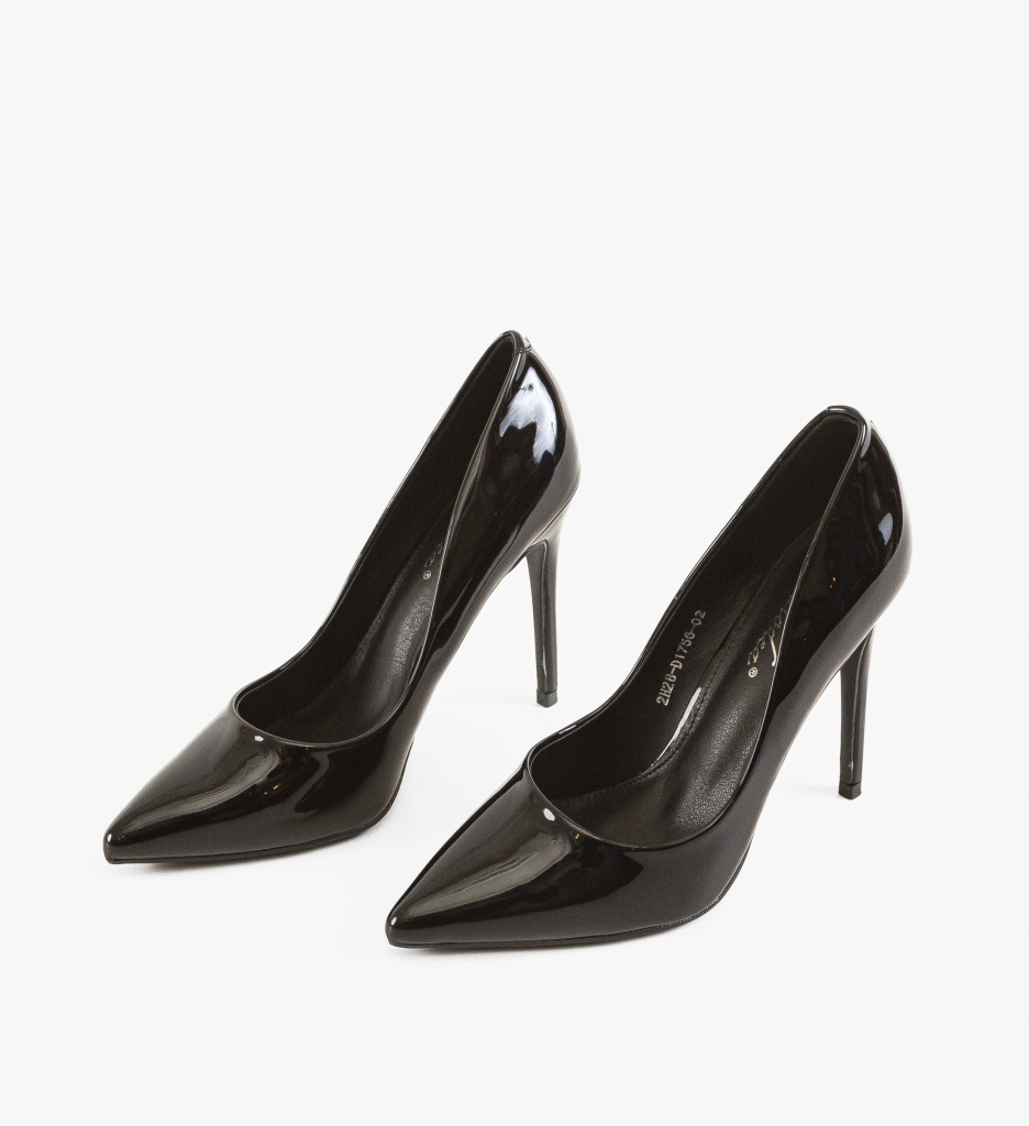 Pantofi Stiletto Dama Henriet | Eleganță Negru - imagine 5