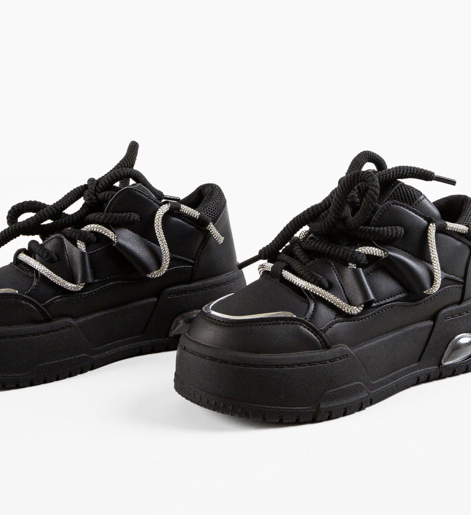 Sneakers Dama Cationi Negri - Confort Sport - imagine 10