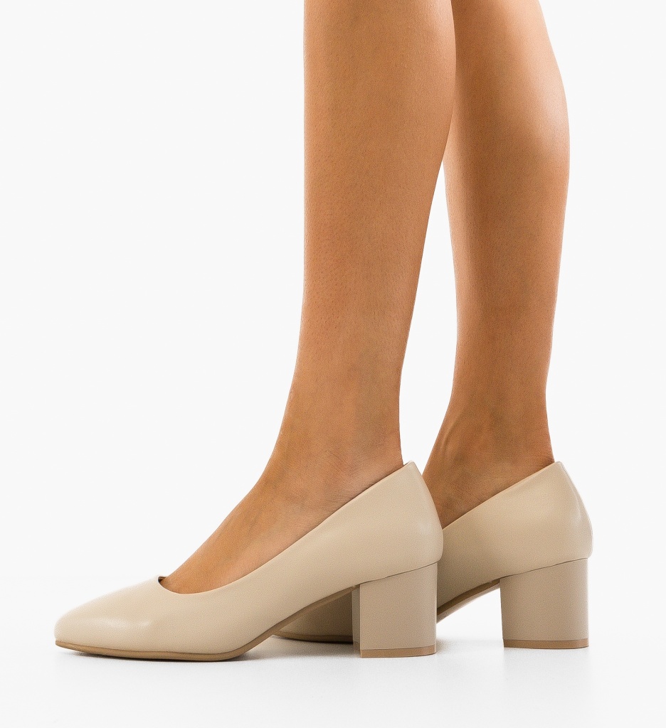 Pantofi Dama Perkins Bej | Eleganță și Confort