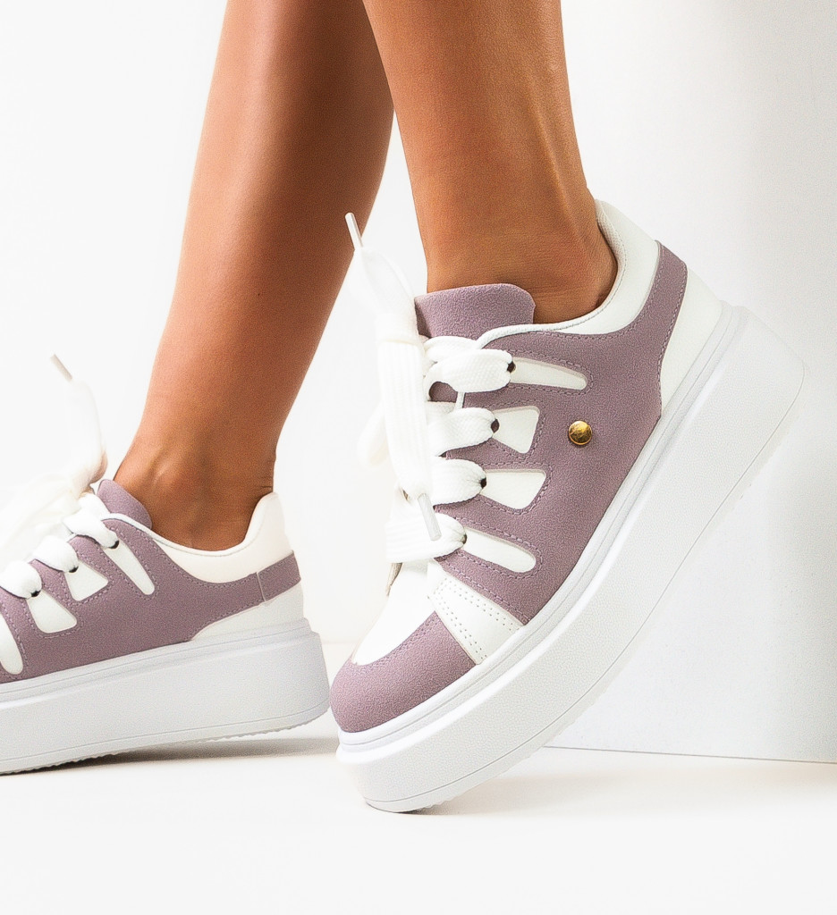 Sneakers Dama Zohai Mov - Confort și Stil - imagine 2