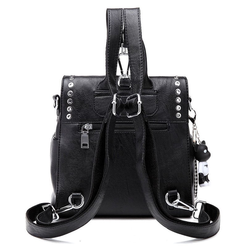 Rucsac Dama Delis Zinnia GT2551 Negru - Piele Eco - imagine 4