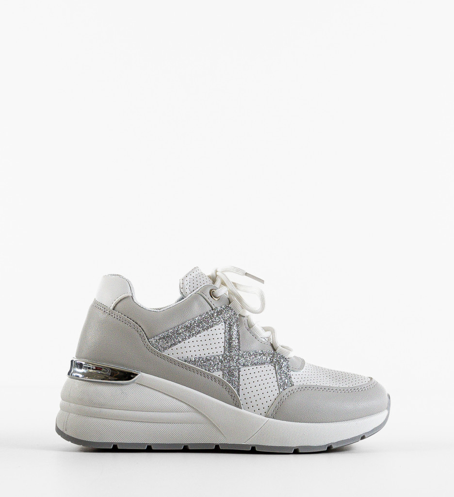 Pantofi Sport Isobel Gri - Confort și Stil Urban - imagine 4