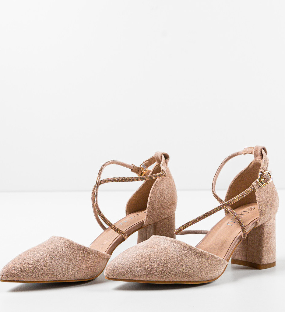 Pantofi Dama Doraj Bej - Eleganță și Stil - imagine 2