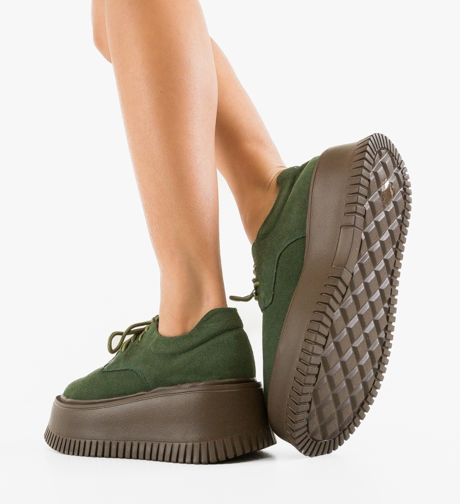 Pantofi Casual Dama Benve Verzi - Confort Stil - imagine 6