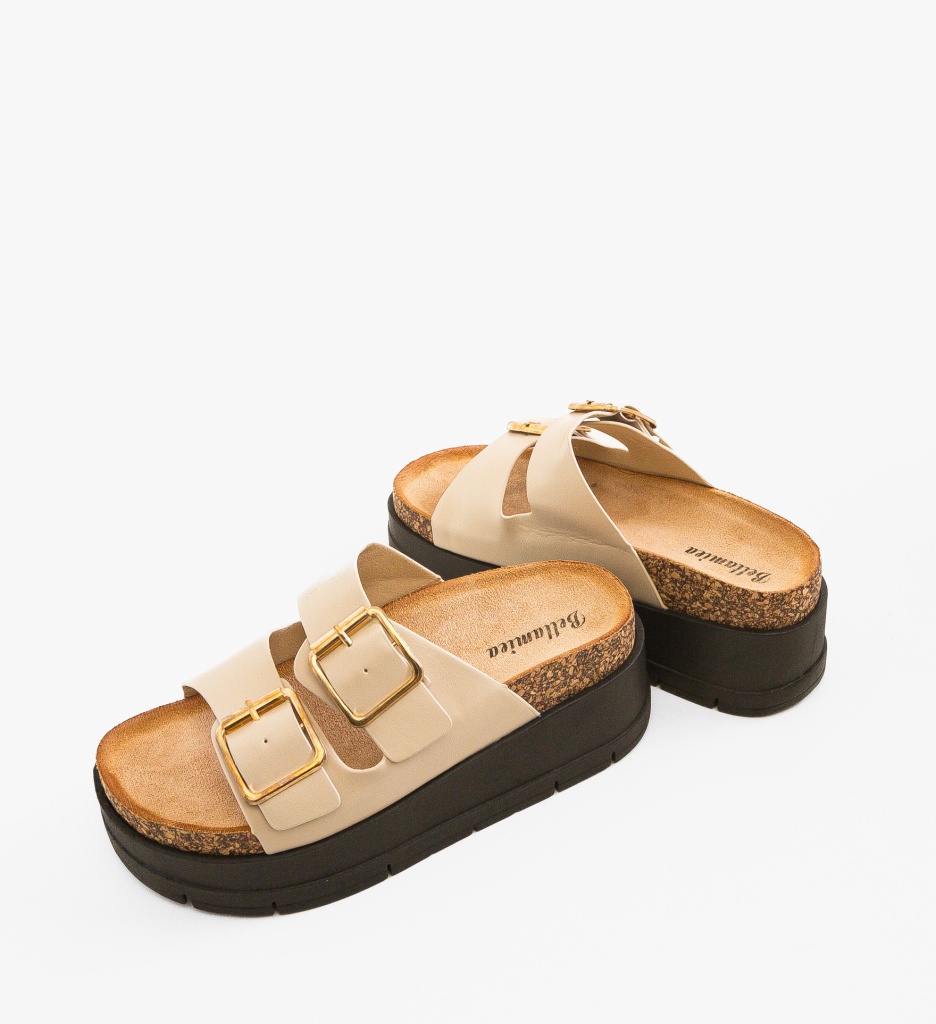 Papuci Dama Olive Bej - Confort și Eleganță - imagine 5