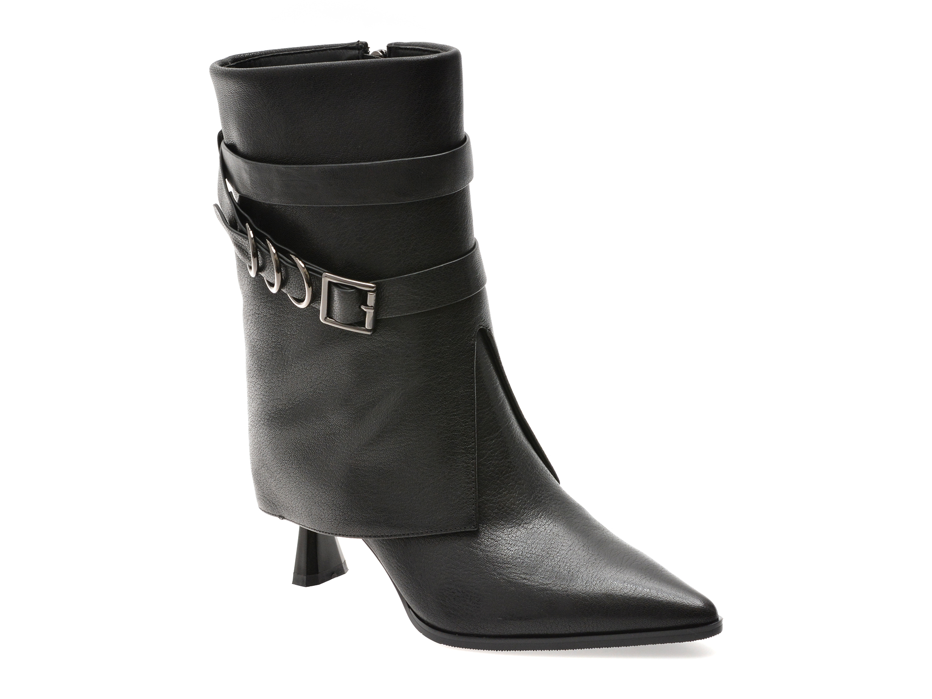 Cizme Epica Negre din Piele Naturală - Eleganță și Stil