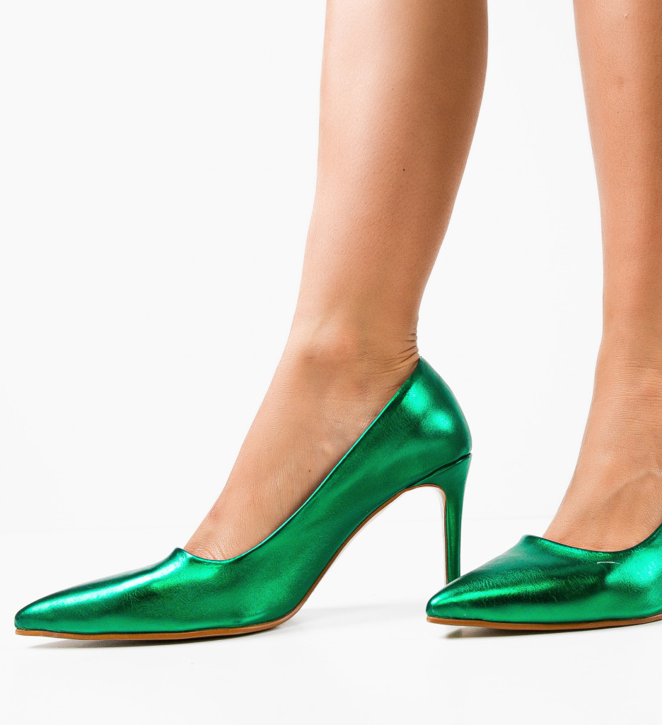 Pantofi Weps Verzi - Eleganță și Stil - imagine 2
