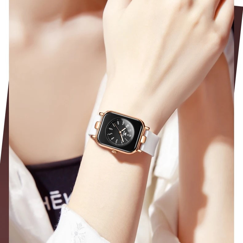 Ceas Dama Olevs CS1598 Alb-Rose Gold - imagine 2