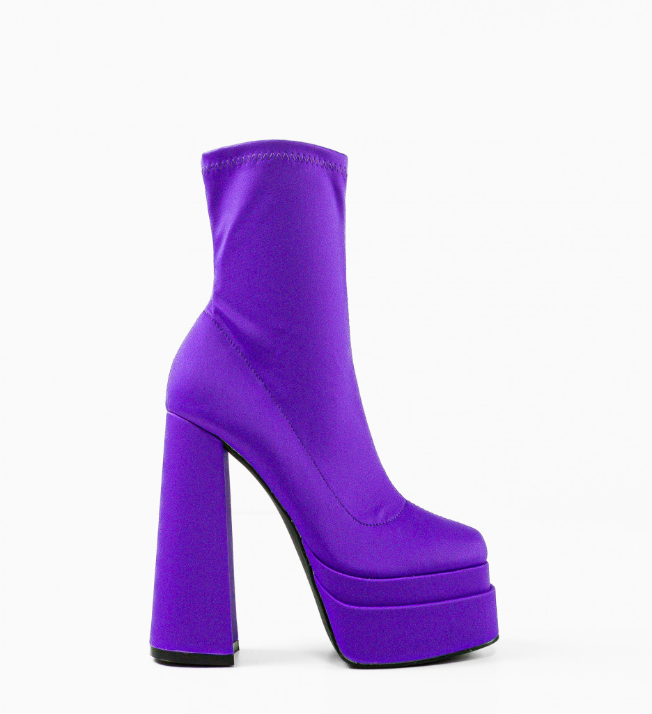 Botine Dama Mov | Stil și Eleganță - imagine 6