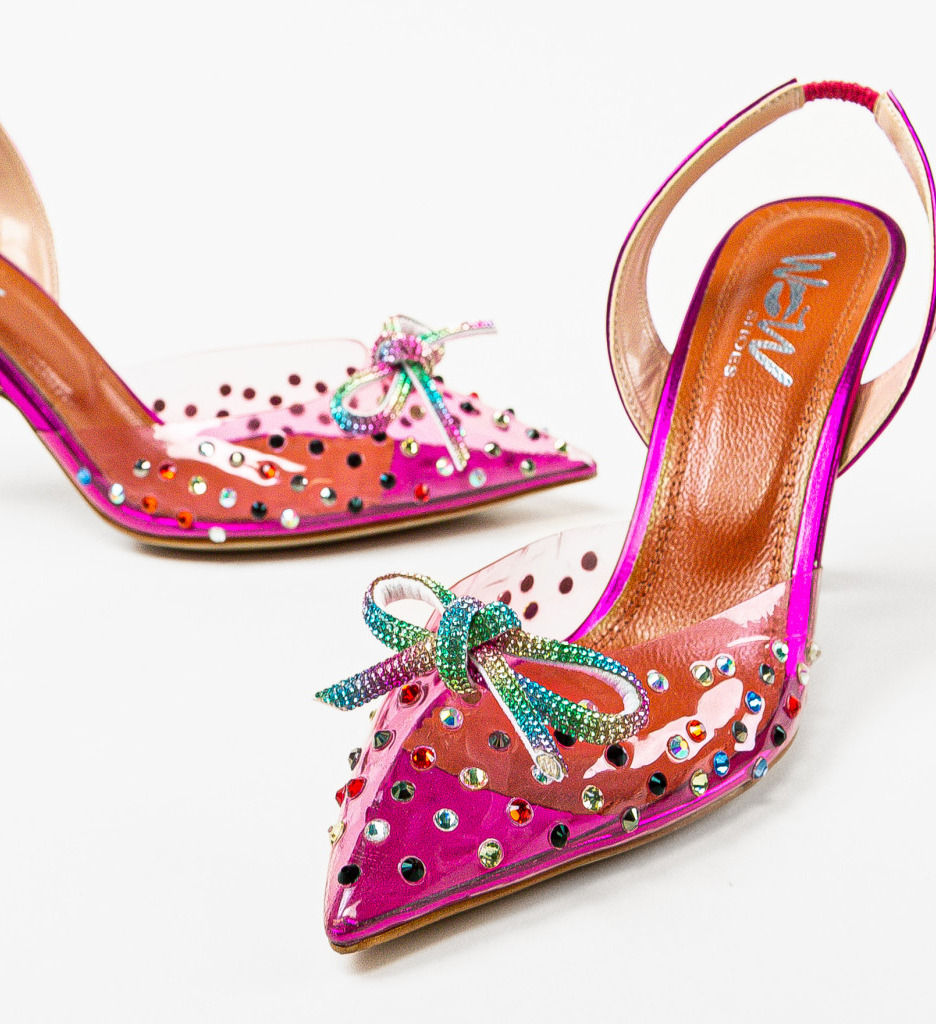 Pantofi Karambol Fuchsia | Eleganță și Stil - imagine 5