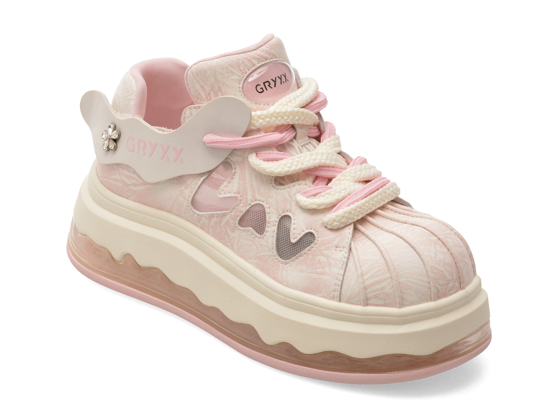 Pantofi Sport GRYXX Roz Piele Naturală, Confort
