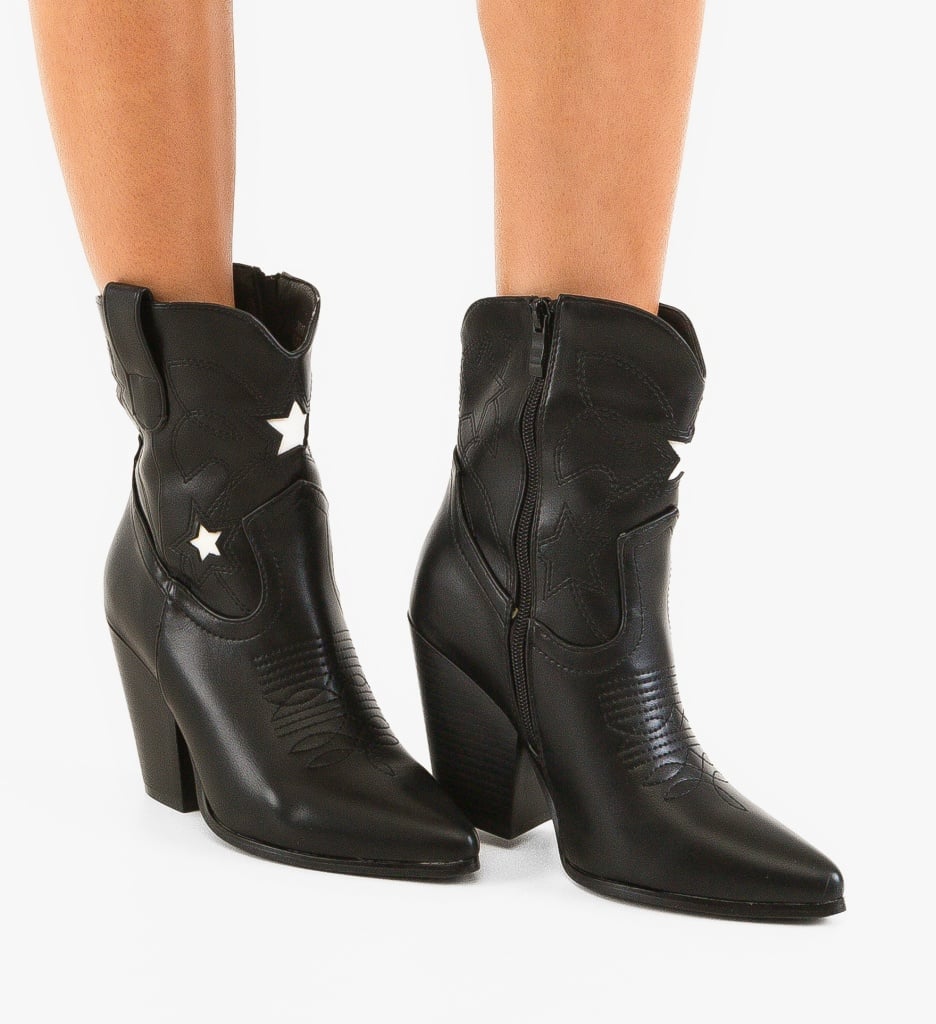 Botine Dama Vanna Negre - Eleganță și Stil - imagine 2