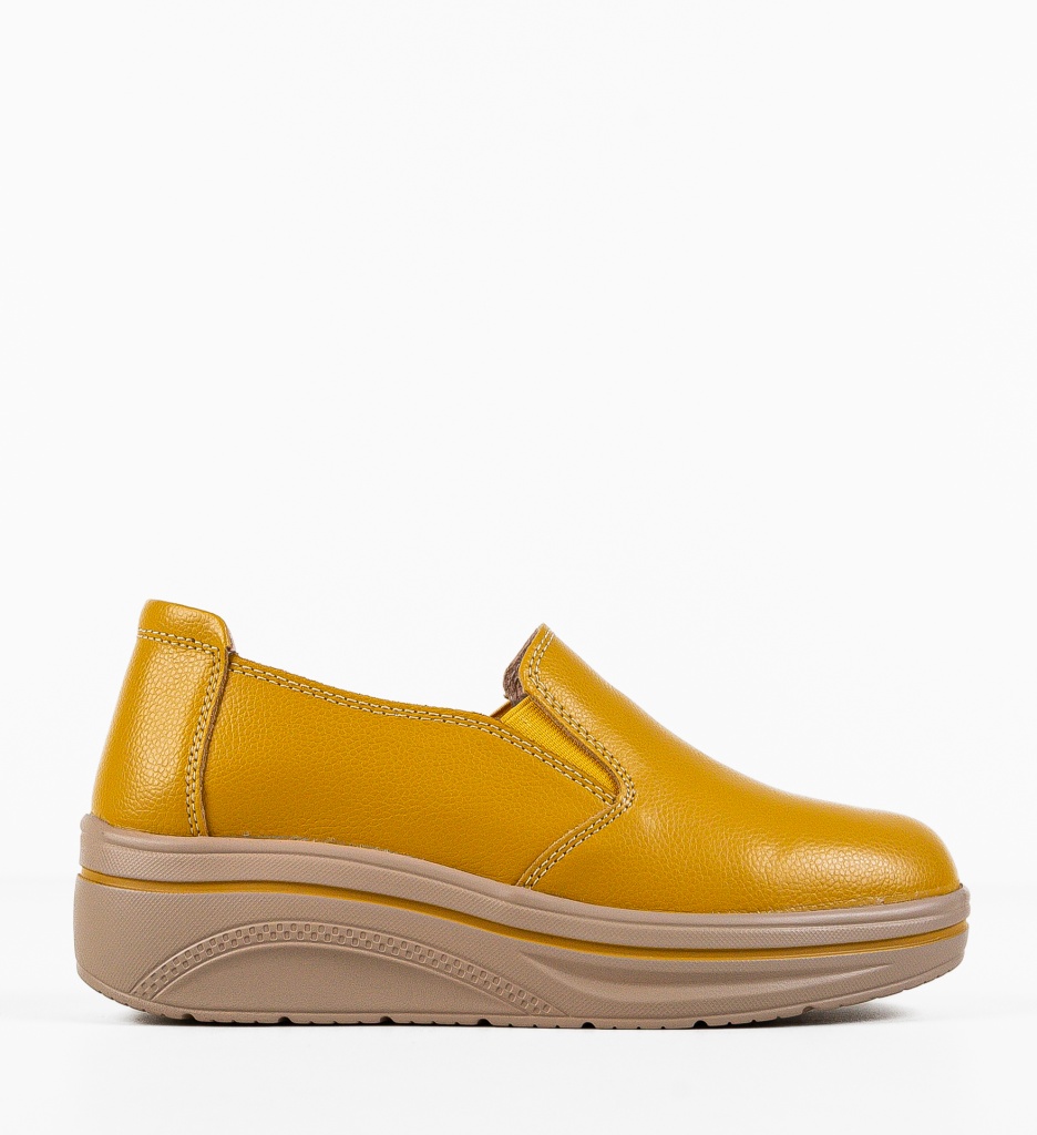Pantofi Casual Alpino Galbeni - Confort și Stil - imagine 5
