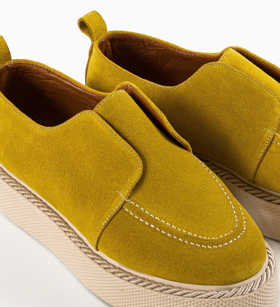 Pantofi Casual Galbeni – Stil Unic și Confort - imagine 6