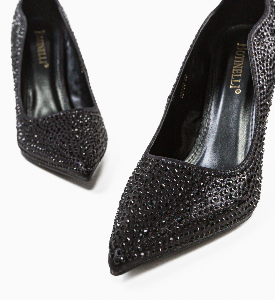 Pantofi Degeft Negri Depurtat - Eleganță și Stil - imagine 3