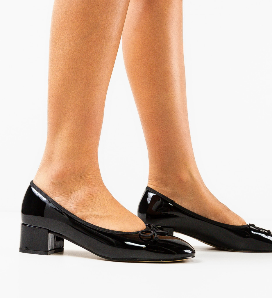 Pantofi dama Canberra Negri - Eleganță și Stil - imagine 2