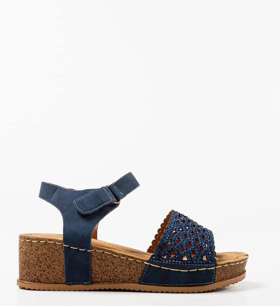 Sandale Dama Herbie Bleumarin | Confort si Stil - imagine 4