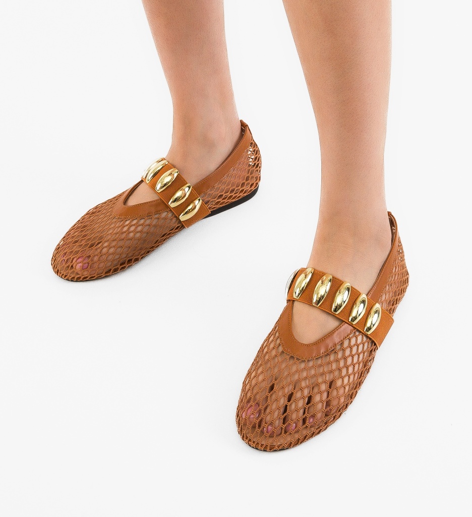 Balerini Allaro Camel | Confort și Stil Urban - imagine 4
