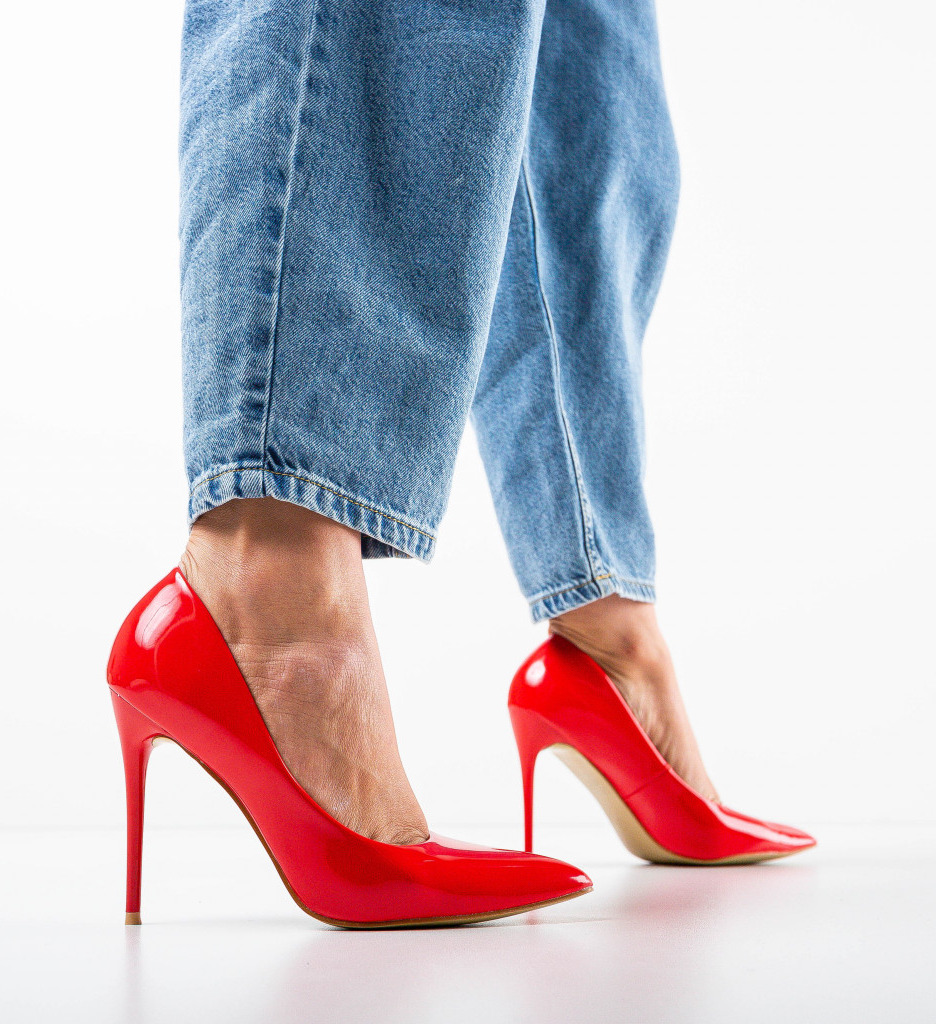 Pantofi cu Toc Rosii Telio - Eleganță și Stil - imagine 5
