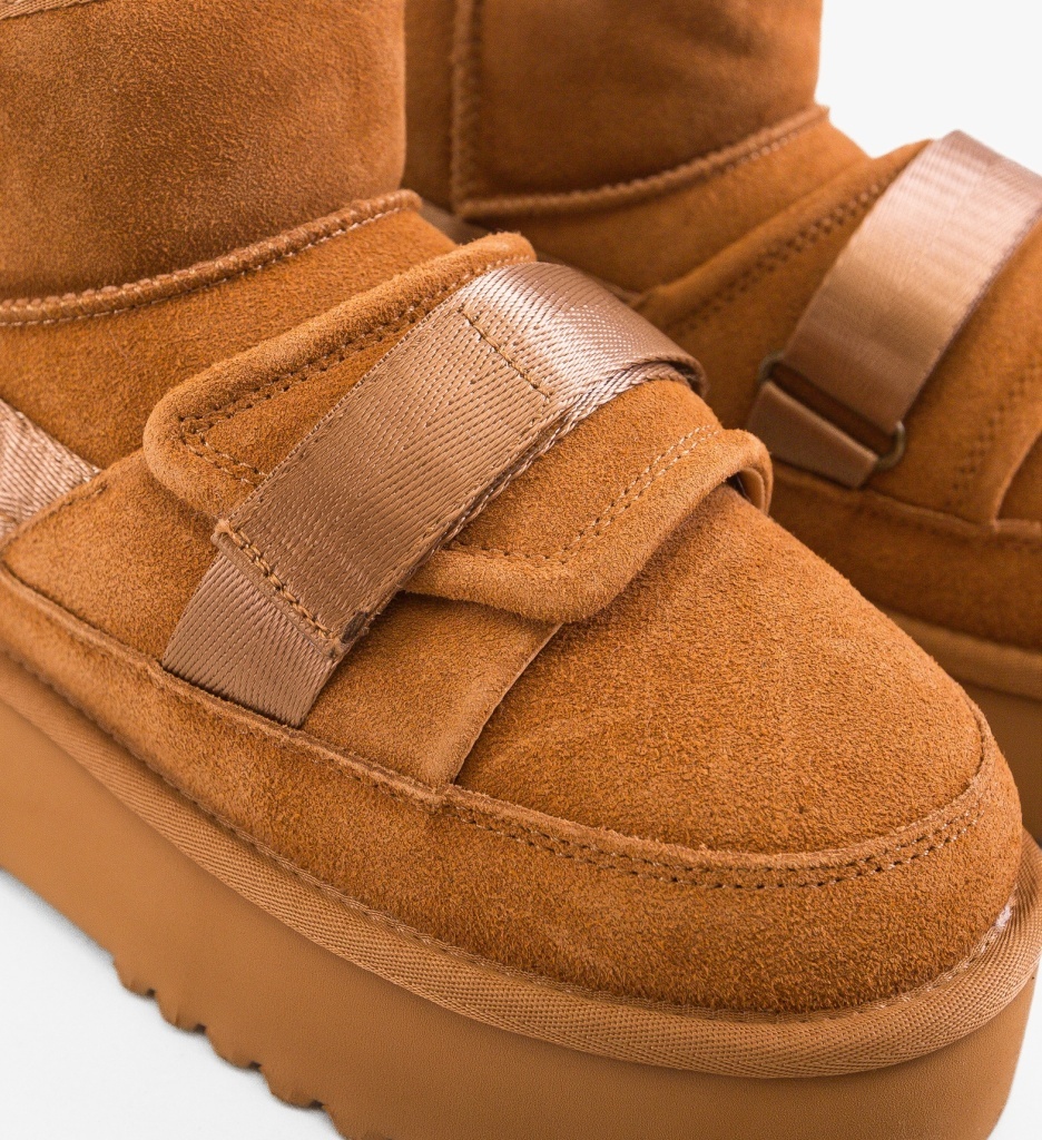 Cizme tip Ug Kaiana Camel - Confort Termic - imagine 5