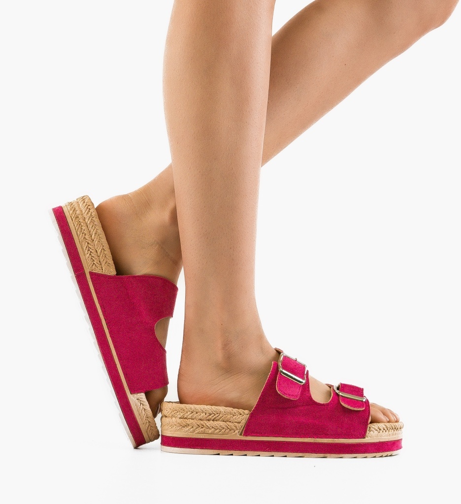 Sandale Dama Roshun Fuchsia | Confort Vară - imagine 3