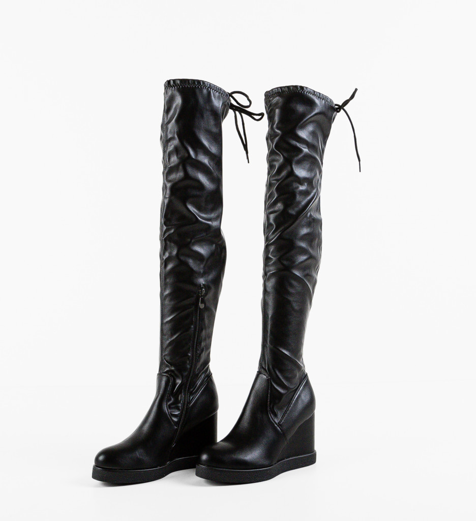 Cizme Dama Aguir Negre 2 - Elegante și Confortabile - imagine 6