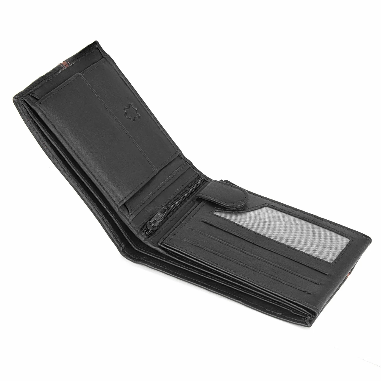 Set Barbati Ronno Piele Naturala Portofel si Curea - imagine 6