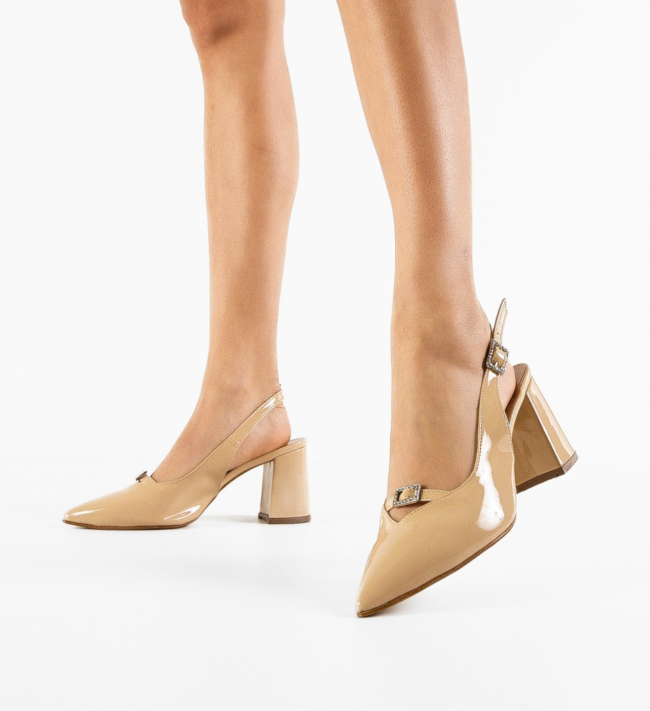 Pantofi Dama Rich Bej | Eleganță și Stil