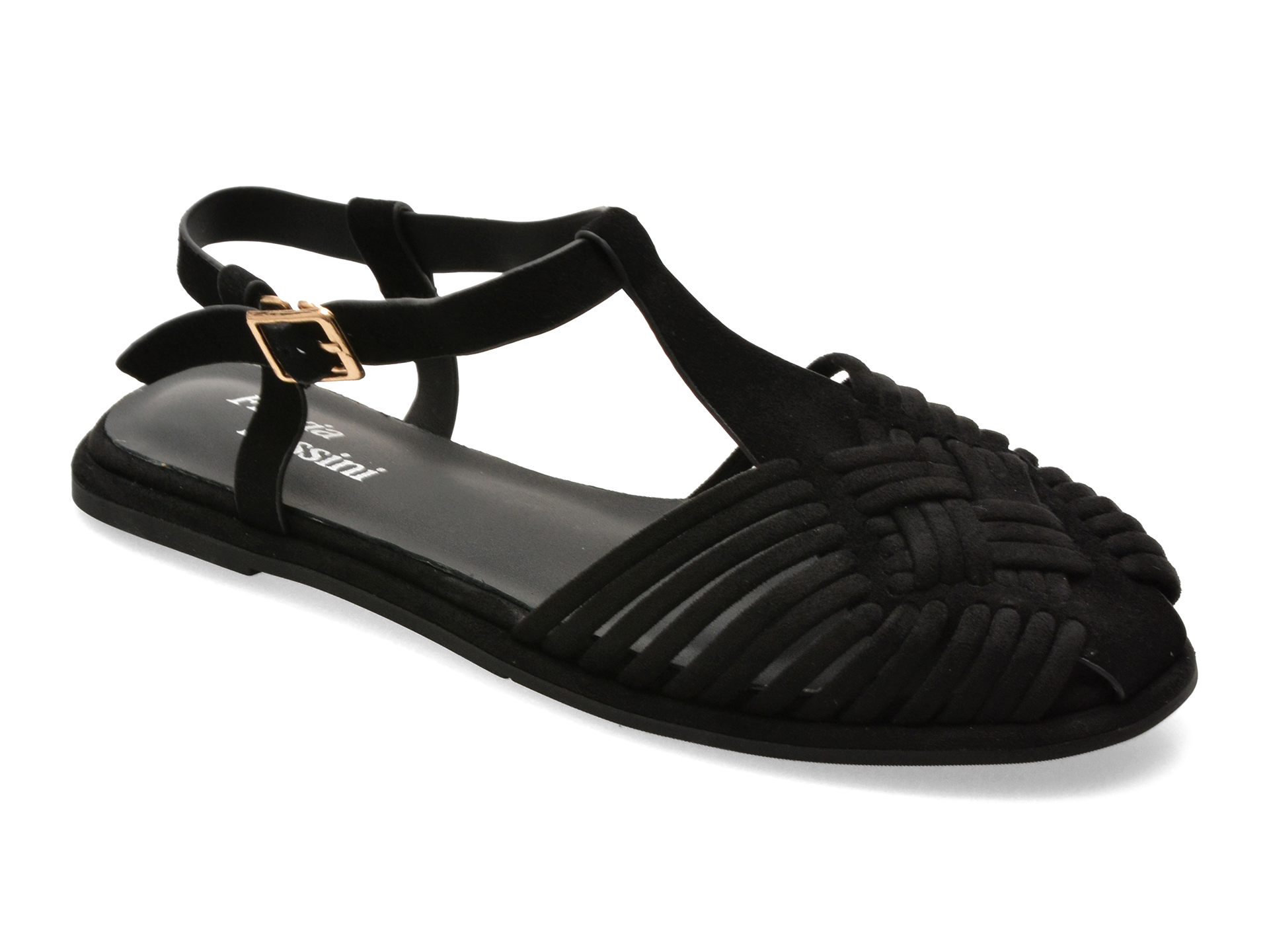 Sandale FLAVIA PASSINI Negre Elegante | Piele Naturală
