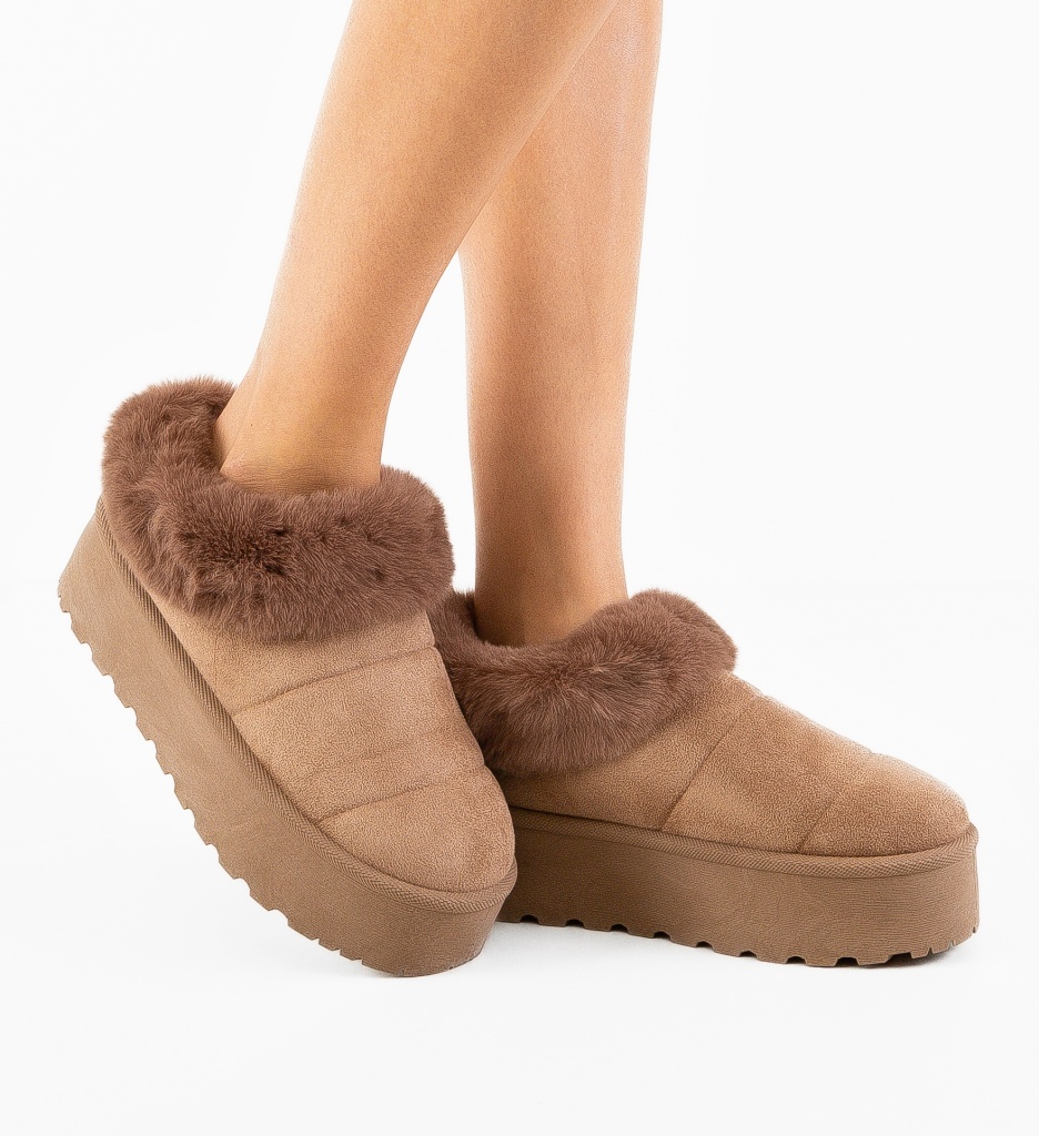 Papuci Ug Padma Khaki - Confort și Stil - imagine 2