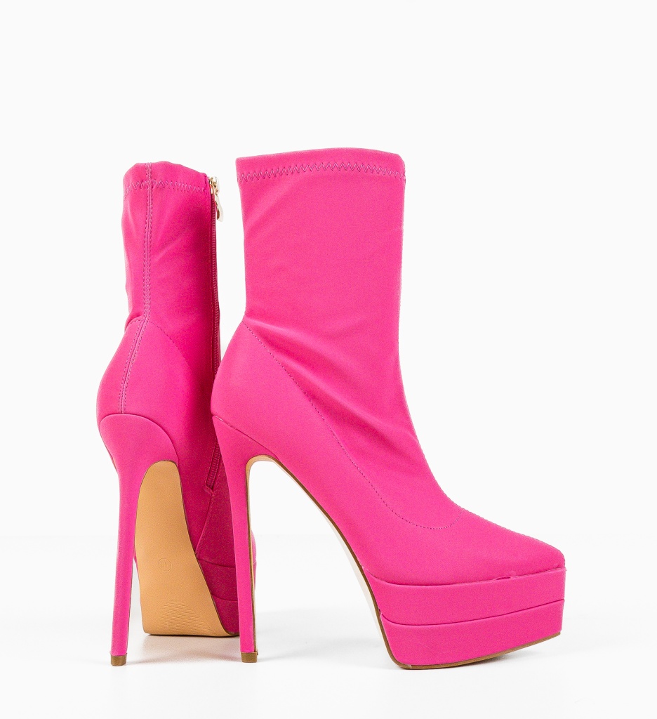Botine Dama Kato Fuchsia - Eleganță și Stil - imagine 6
