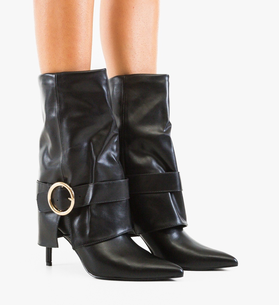 Botine Dama Jlep Negre - Eleganță și Stil