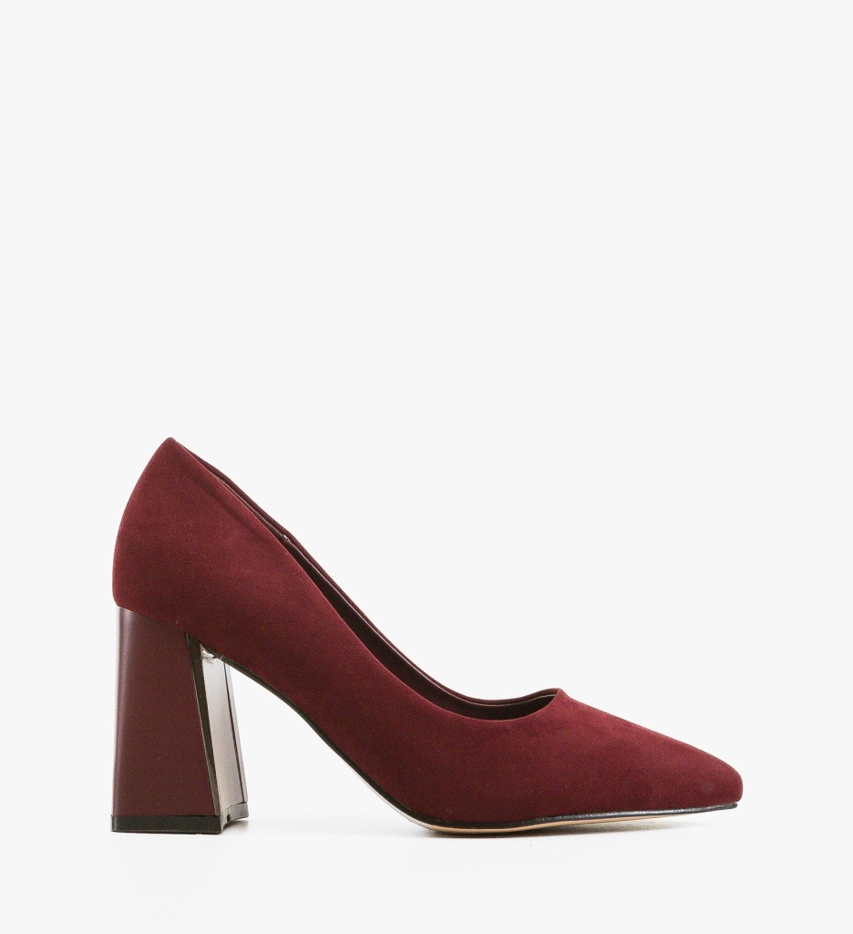 Pantofi cu Toc Nimua Grena | Eleganță Feminină - imagine 6