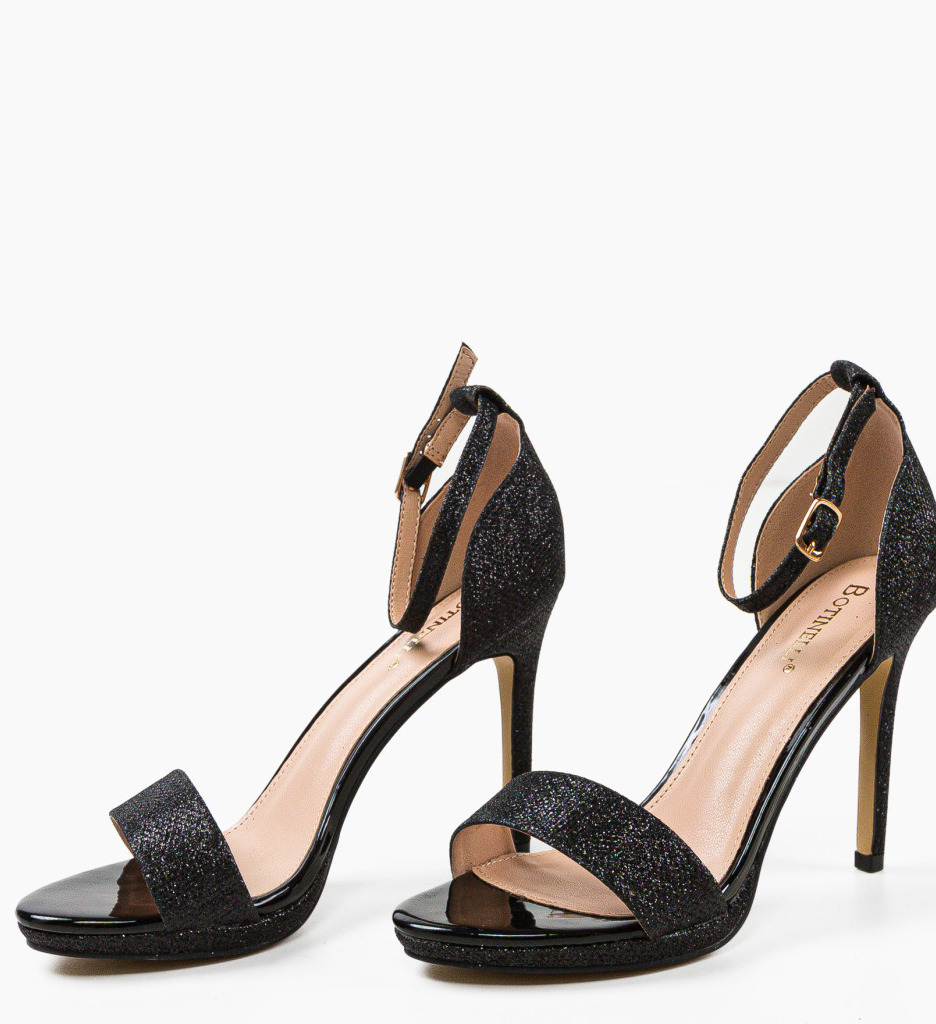 Sandale cu Toc Kent Negre | Eleganță - imagine 7