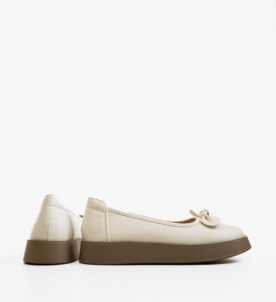Balerini Tayha Albi - Confort și Eleganță Casual - imagine 6