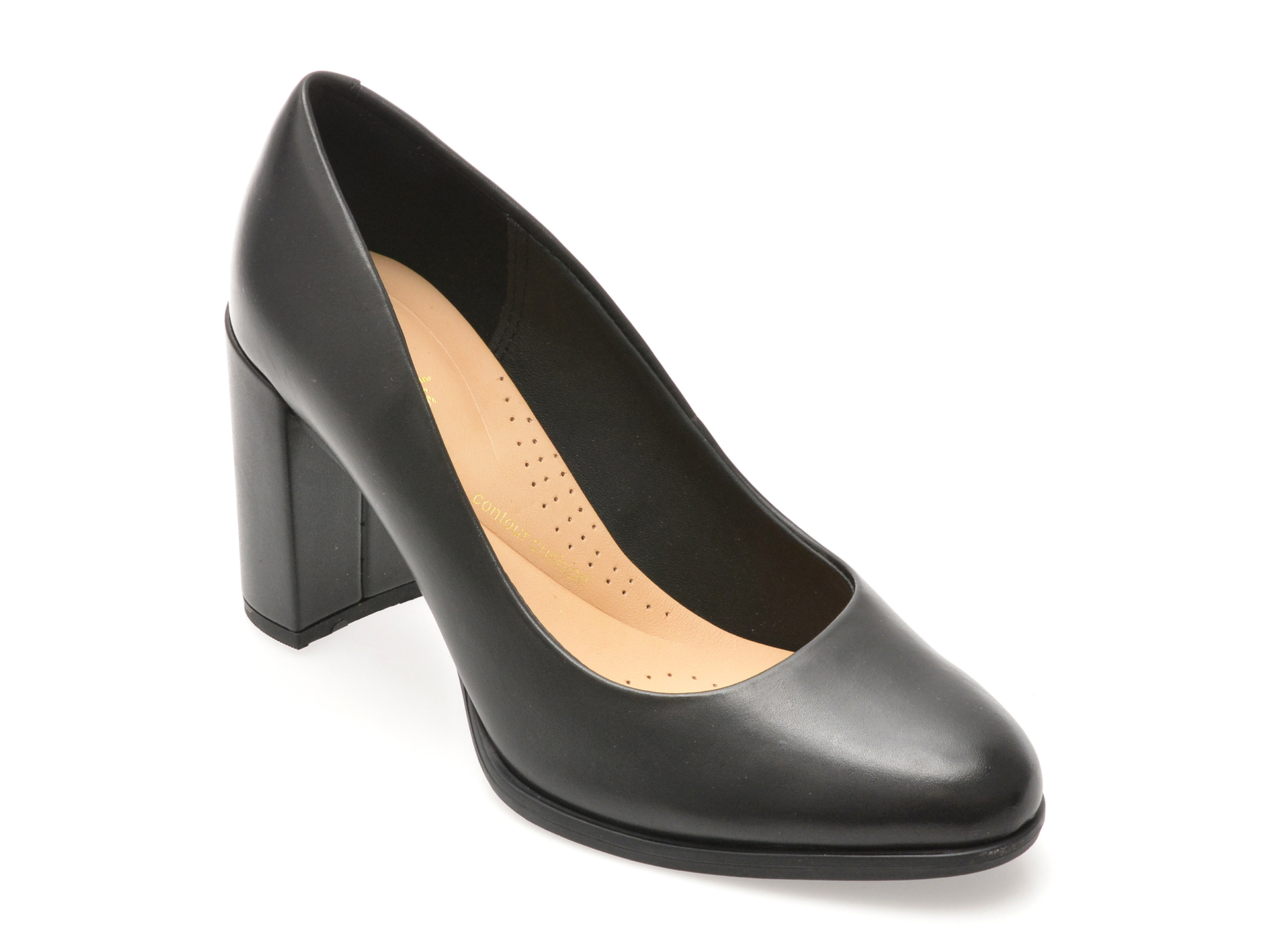Pantofi Clarks Negri din Piele Naturală