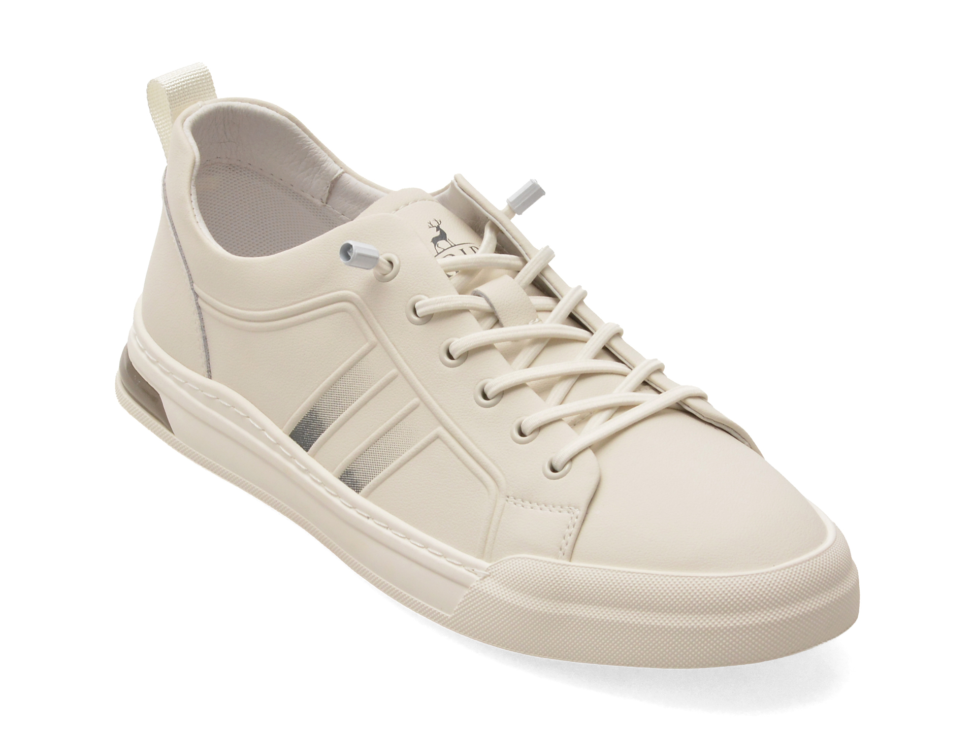 Pantofi Sport Caribu Barbati Piele Naturala Alb V260005
