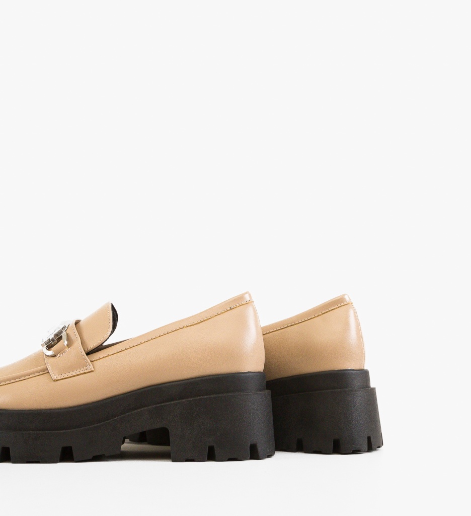Pantofi Casual Dama Kajus Khaki - Confort Stil - imagine 7