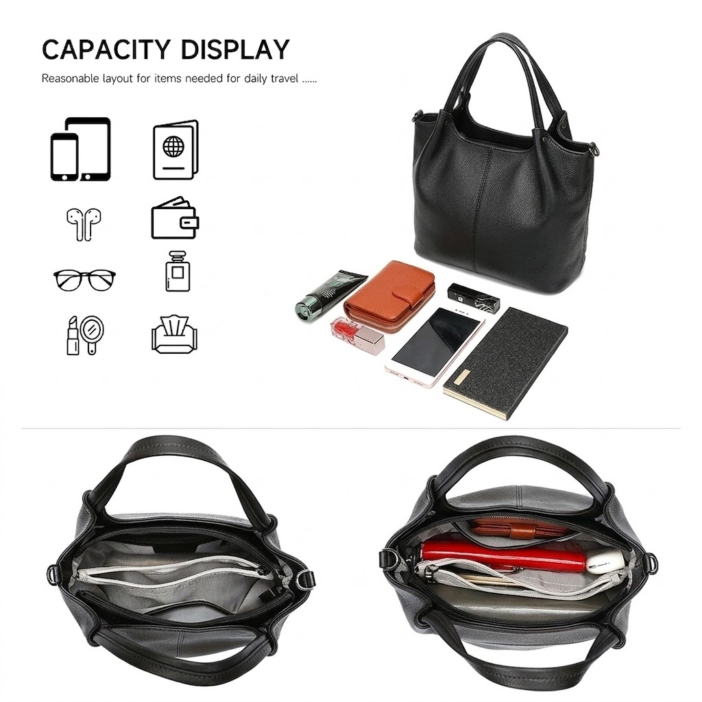 Geanta Dama Piele Naturala Delis Charlote GT3831 - imagine 3