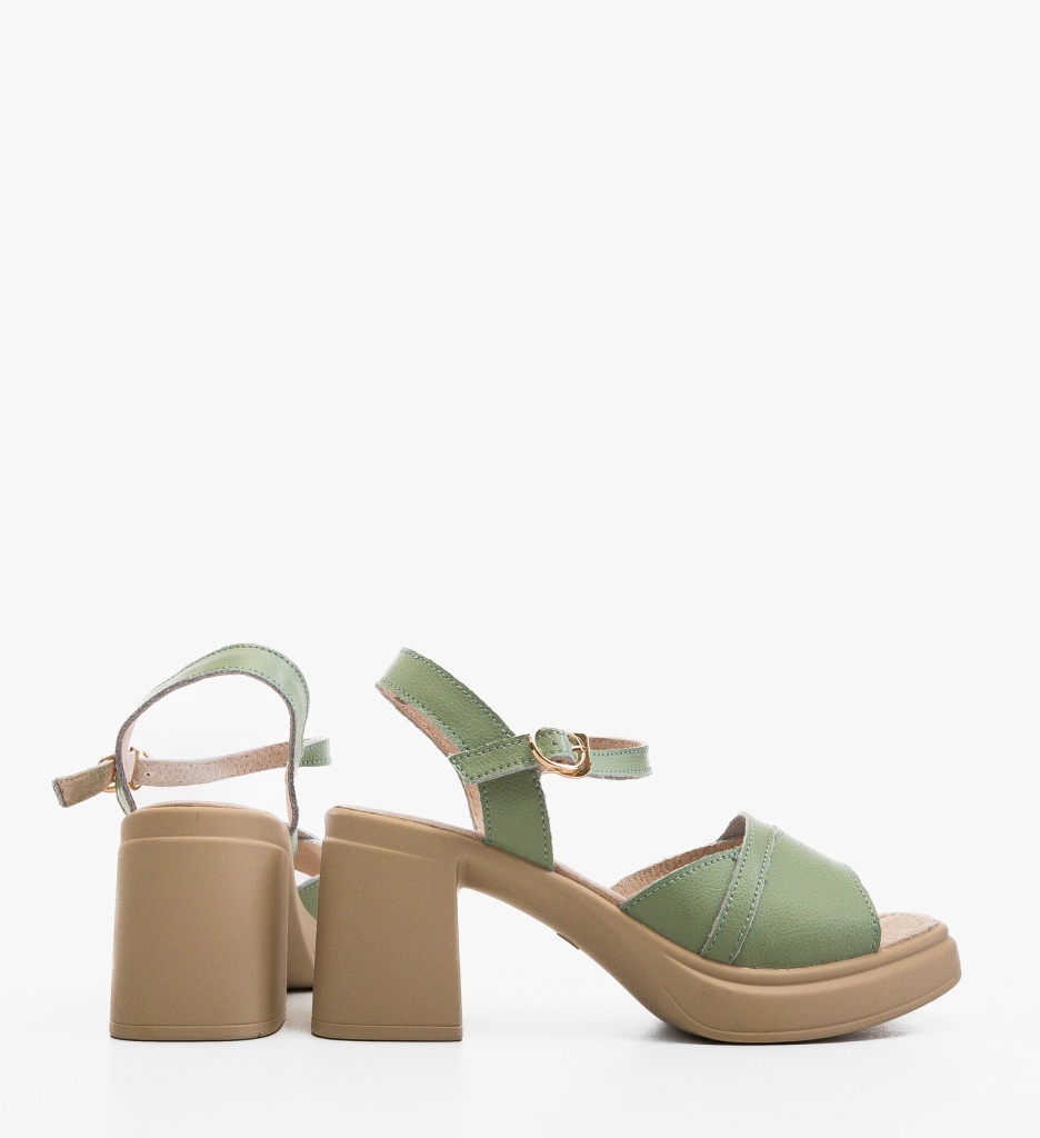 Sandale cu toc Gaguwa verzi | Eleganță maximă - imagine 4