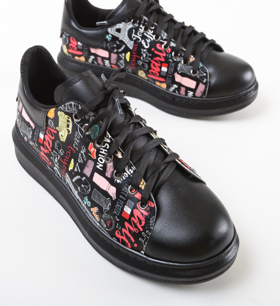 Pantofi Sport Arli Negri | Confort și Versatilitate - imagine 6