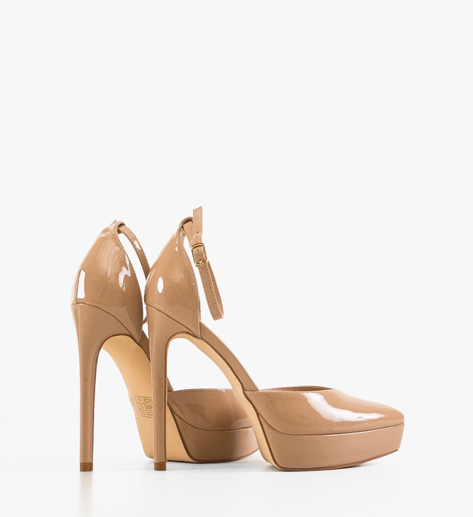 Pantofi Nude Rada | Toc Elegant & Confortabil - imagine 4