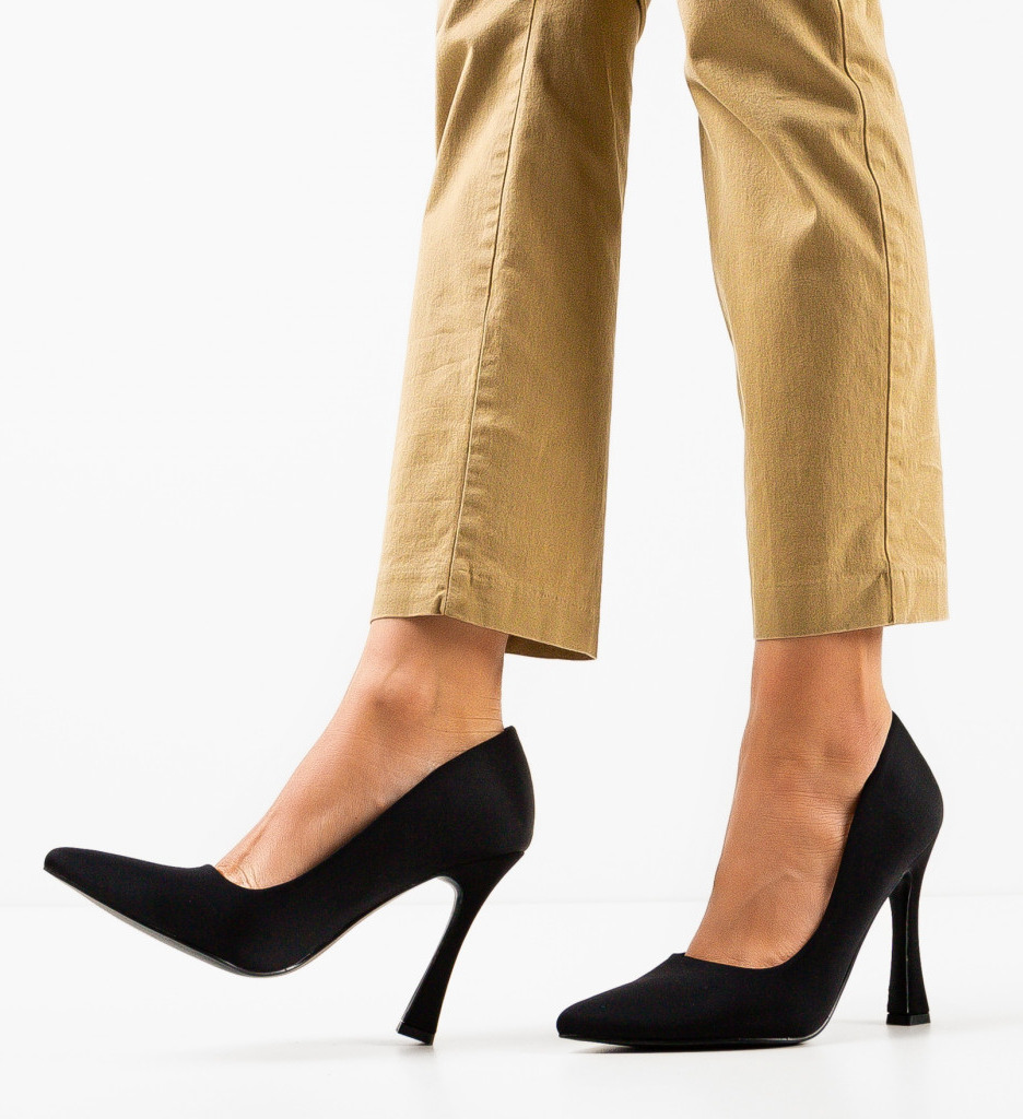 Pantofi cu toc Olyga Negri - Eleganță și Stil - imagine 2