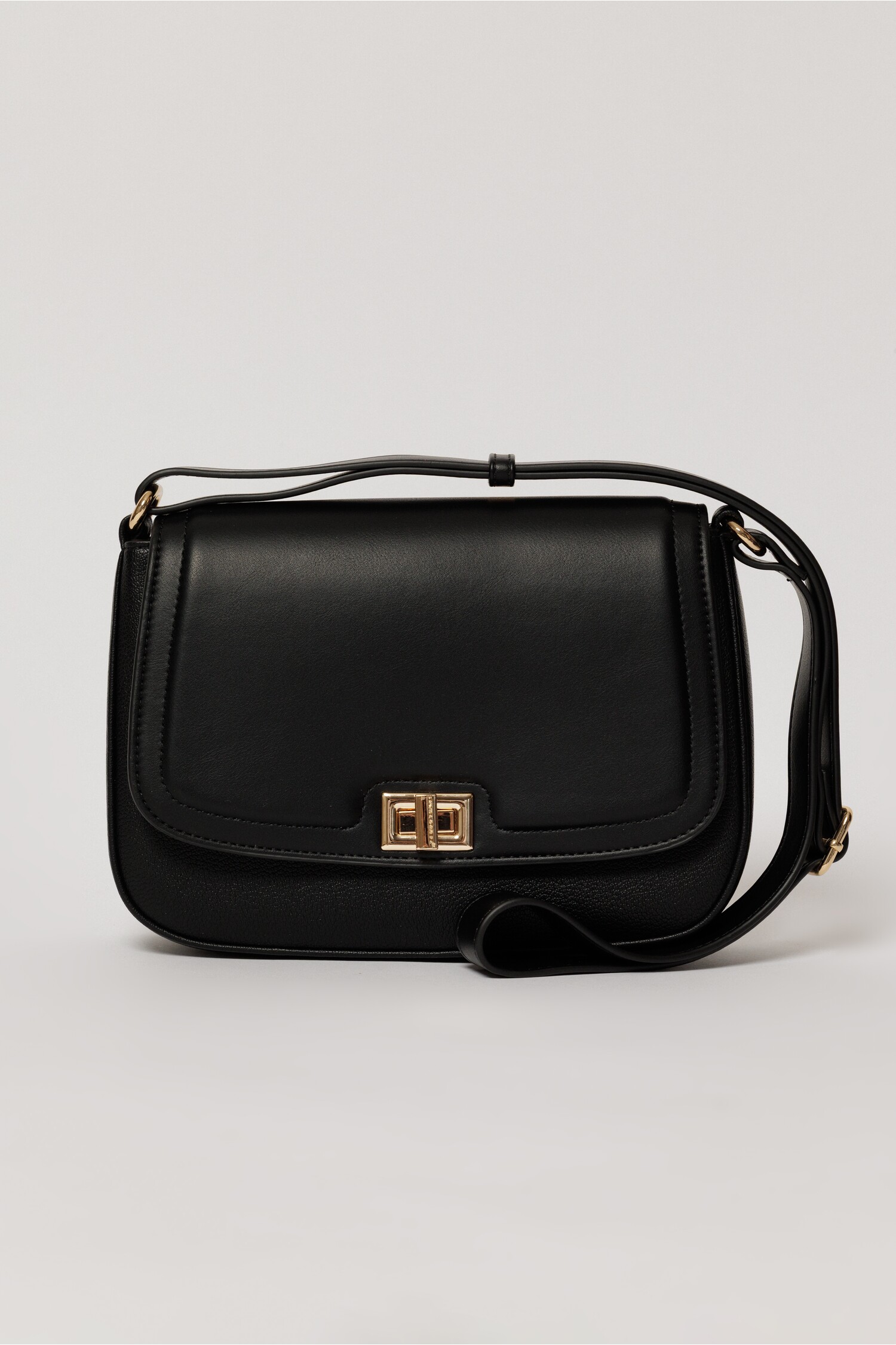 Geanta Neagra Casual din Piele Ecologica