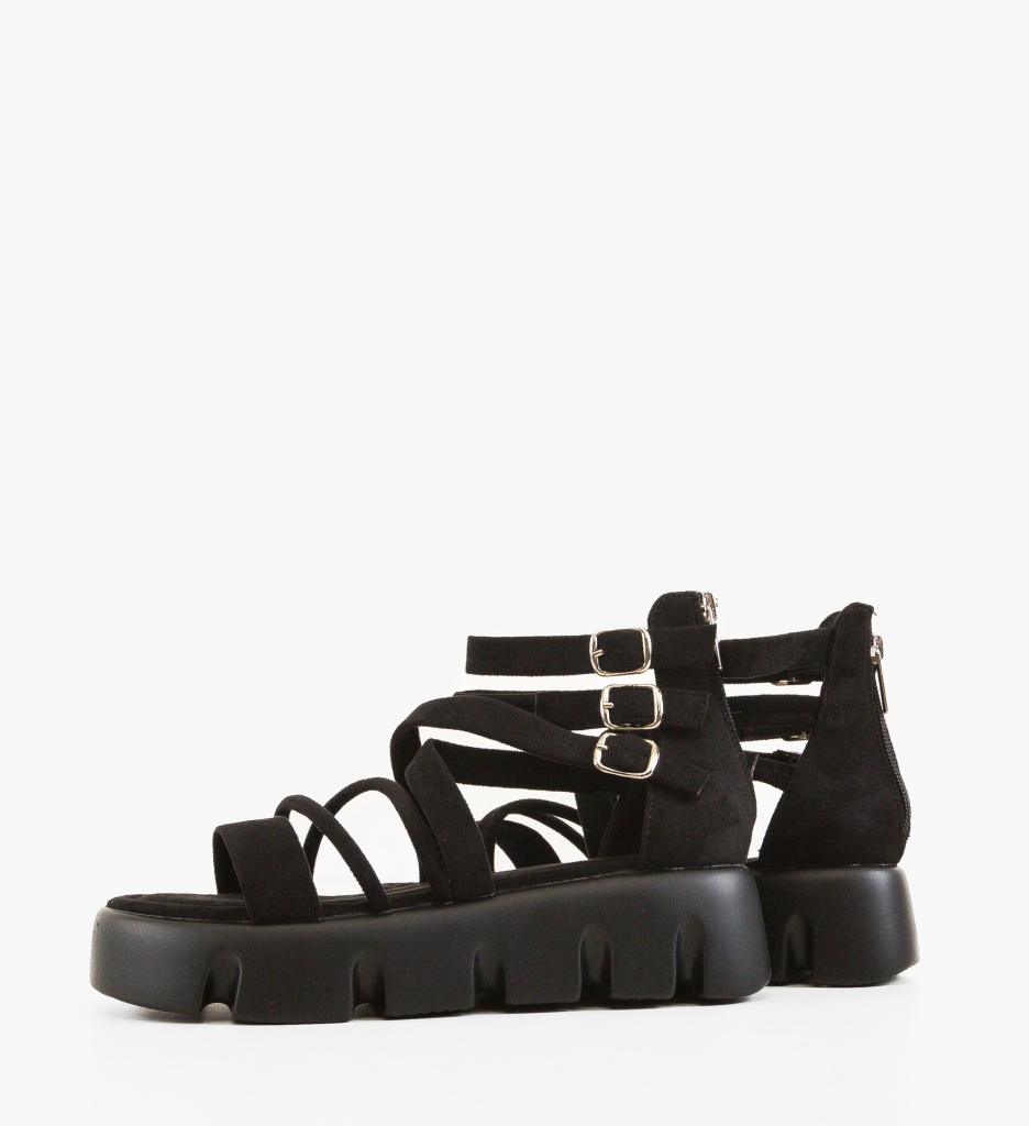 Sandale Aritsia Negre - Eleganță și Confort - imagine 4
