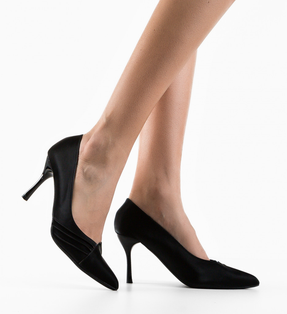 Pantofi Dama Crusher Negri | Eleganță Asigurată - imagine 3