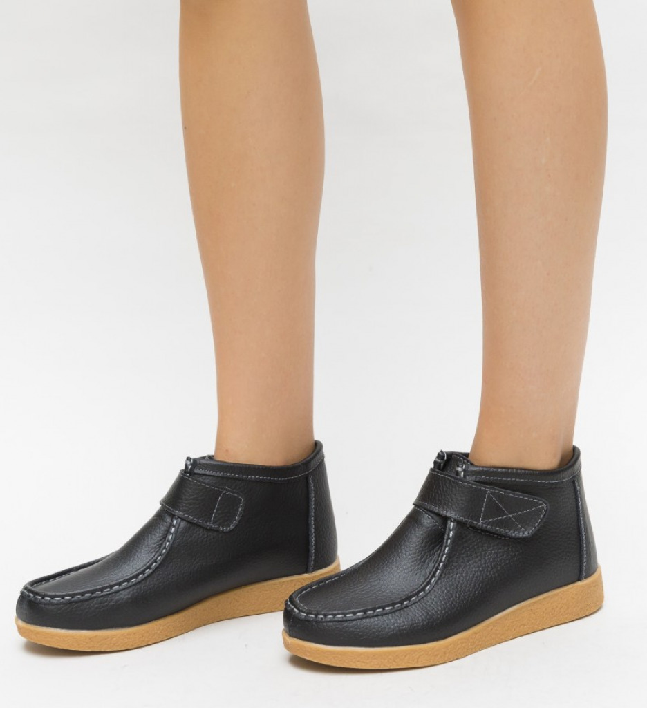 Pantofi Casual Debir Negri - Stil și Versatilitate - imagine 2